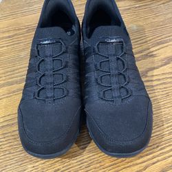 Néw Womens Skechers Step Ins Black Size 8-1/2