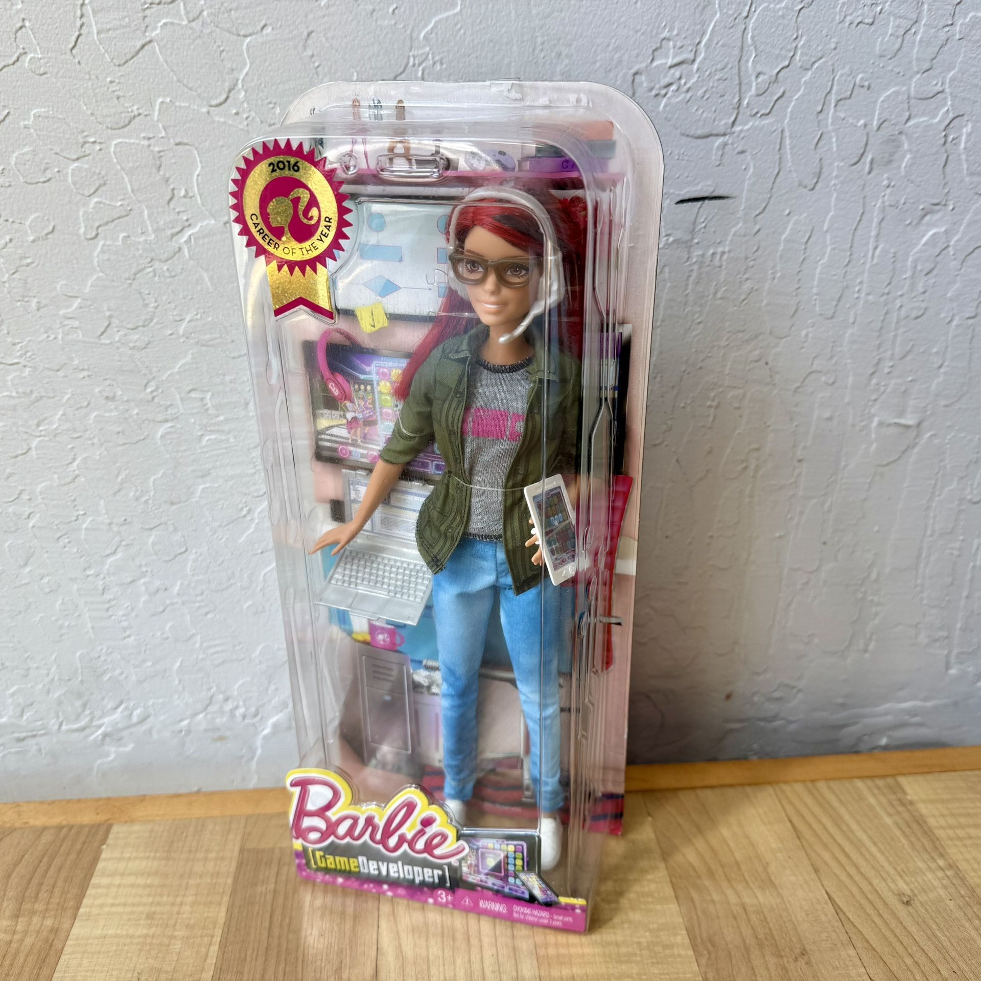 2015 Mattel Barbie You Can Be Anything, Careers, Game Developer Doll #DMC33