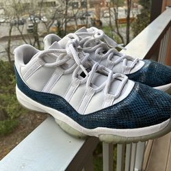 Snake Skin Jordan 11 Low Size 10