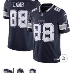 Men's Dallas Cowboys CeeDee Lamb Nike Navy Vapor F.U.S.E. Limited Jersey