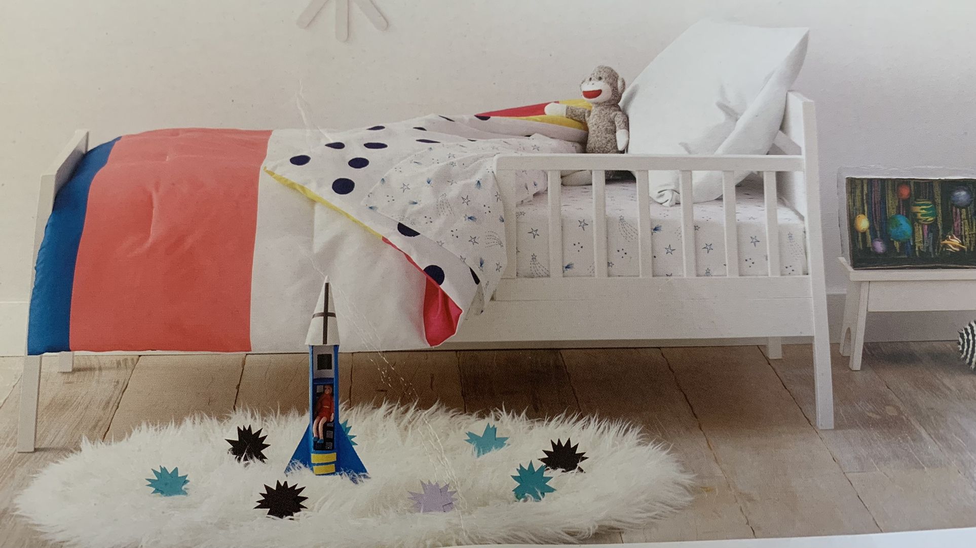 Cute Toddler Reversable Comforter-New In Package. For Toddler Bed I have 2 of them $15 each or both for $25