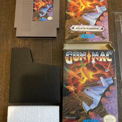 Gun-Nac For Nintendo (Super Rare + Incredible Condition)