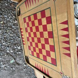 Vintage Carrom Game Board I Just Got The Board That’s All I Got is The Board 