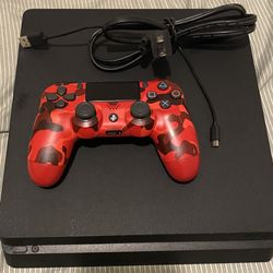 PS4 W/ Controller & Miles Morales 