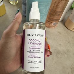OLIVIA CARE: COCONUT LAVENDER HYDRATING BODY OIL - New $ 25 