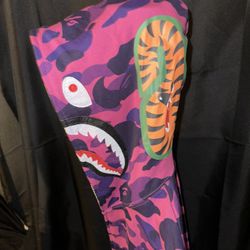 BAPE Purple Hoodie L *RARE*