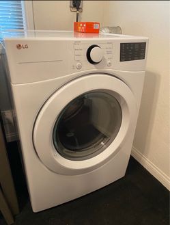 LG front load washer and electric dryer