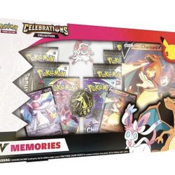 Pokemon TCG Celebrations V Memories Collection Box Gamestop Exclusive Charizard 