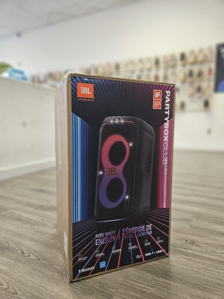 JBL Partybox Club 120 Speaker Brand New - $5 Today and the rest later 🤗 Message Us Now!