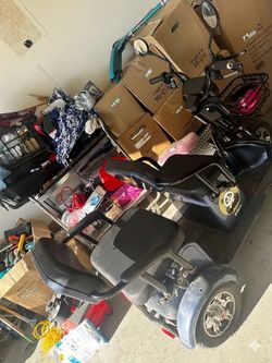 Electric 3 seater scooter