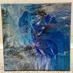 Resin Art 12” x 12”