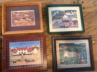 American Folk Countryside Wall Art Decor Pictures 9-piece collection (Can be bought individually—$20 each)