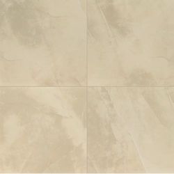 MSI Madison Cream 24 in. x 24 in. Polished Porcelain Marble Look Floor and Wall Tile (16 sq. ft. /Case