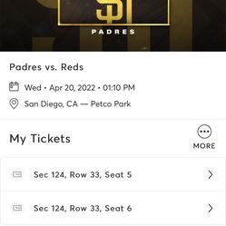 Padres tickets