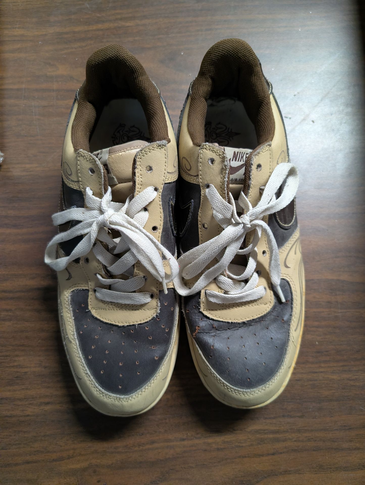 Nike Air Force 1 Mr. Cartoon LA Brown Pride size 9