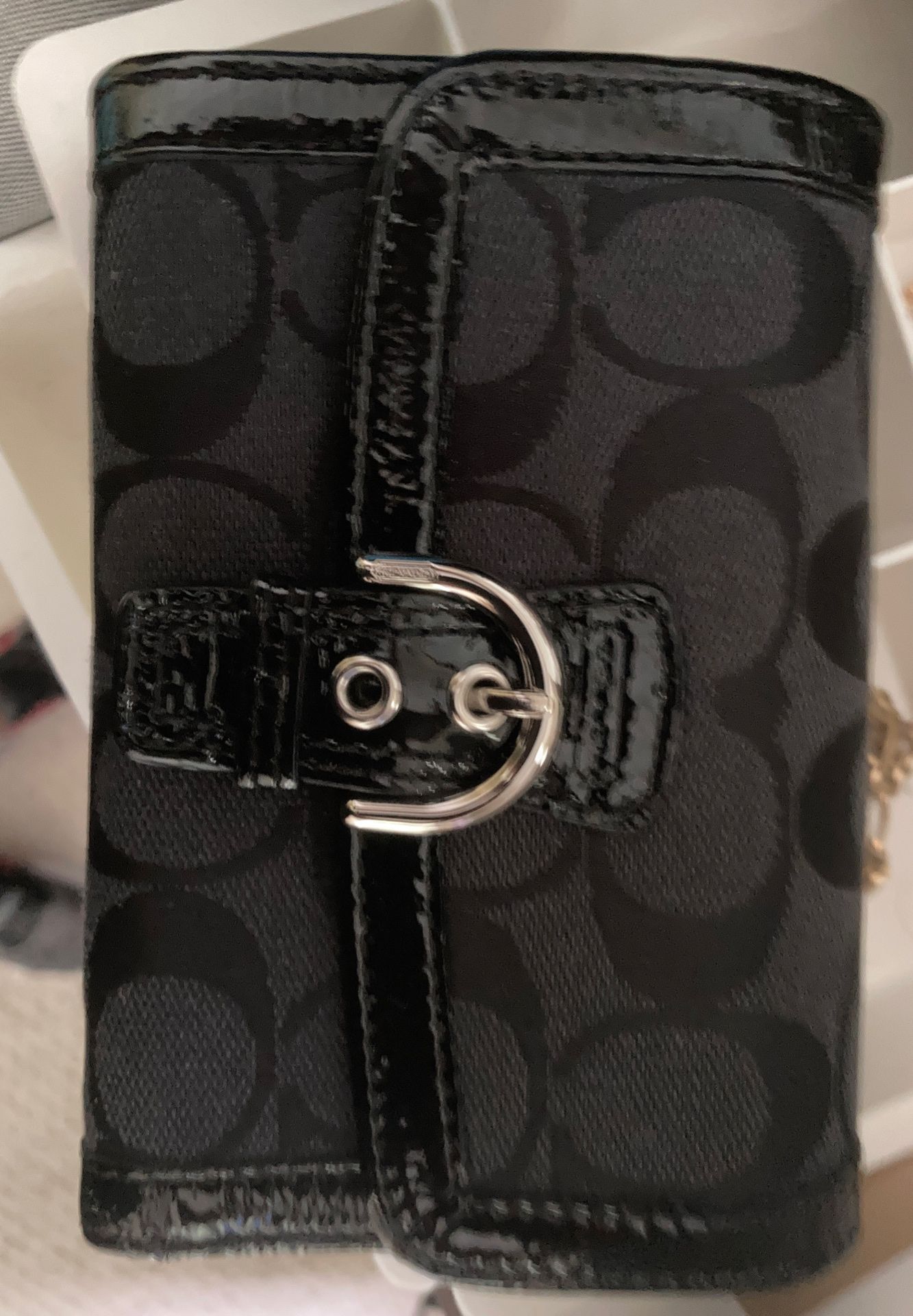 Black coach wallet