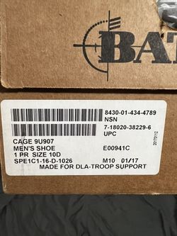 Bates Dress Shoes Military
