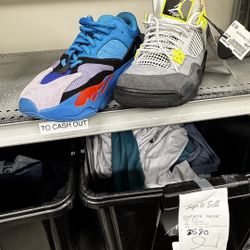 Blue Yezzys 