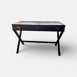 Black 3 drawer desk