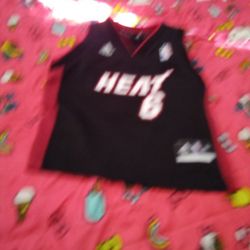 Adidas Toddler Basketball Jersey Number 6 James Size 4T
