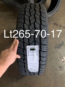 4 new lt265-70-17 10ply