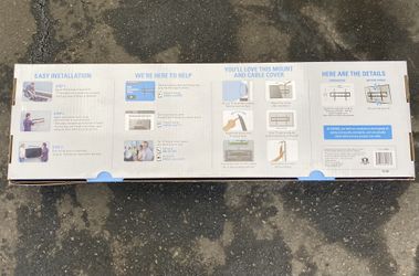 TILTING TV WALL MOUNT AN SO BE SE ET IN A FIXED POSITION FITS 47"-90* TVS HOLDS UP TO 58.9 KG / 130 LBS.TILTING TV WALL MOUNT CAN ALSO BE SET IN A FIX