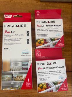 Frigidaire refrigerator and produce air filter