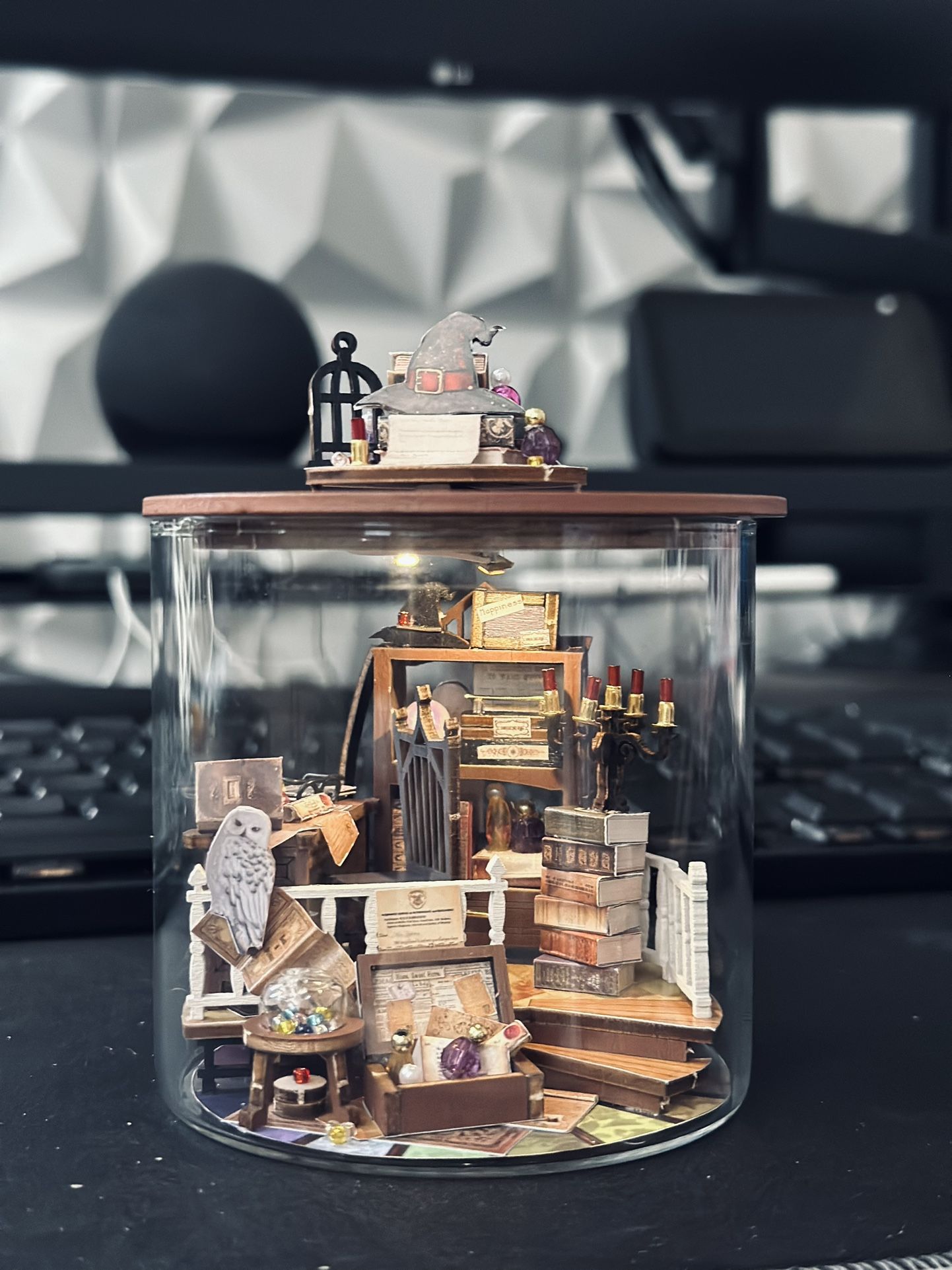 DIY Miniature Wooden Dollhouse…Harry Potter theme.