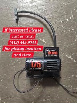 Interdynamic MINI Air Compressor for Cars, 175 lbs of Pressure