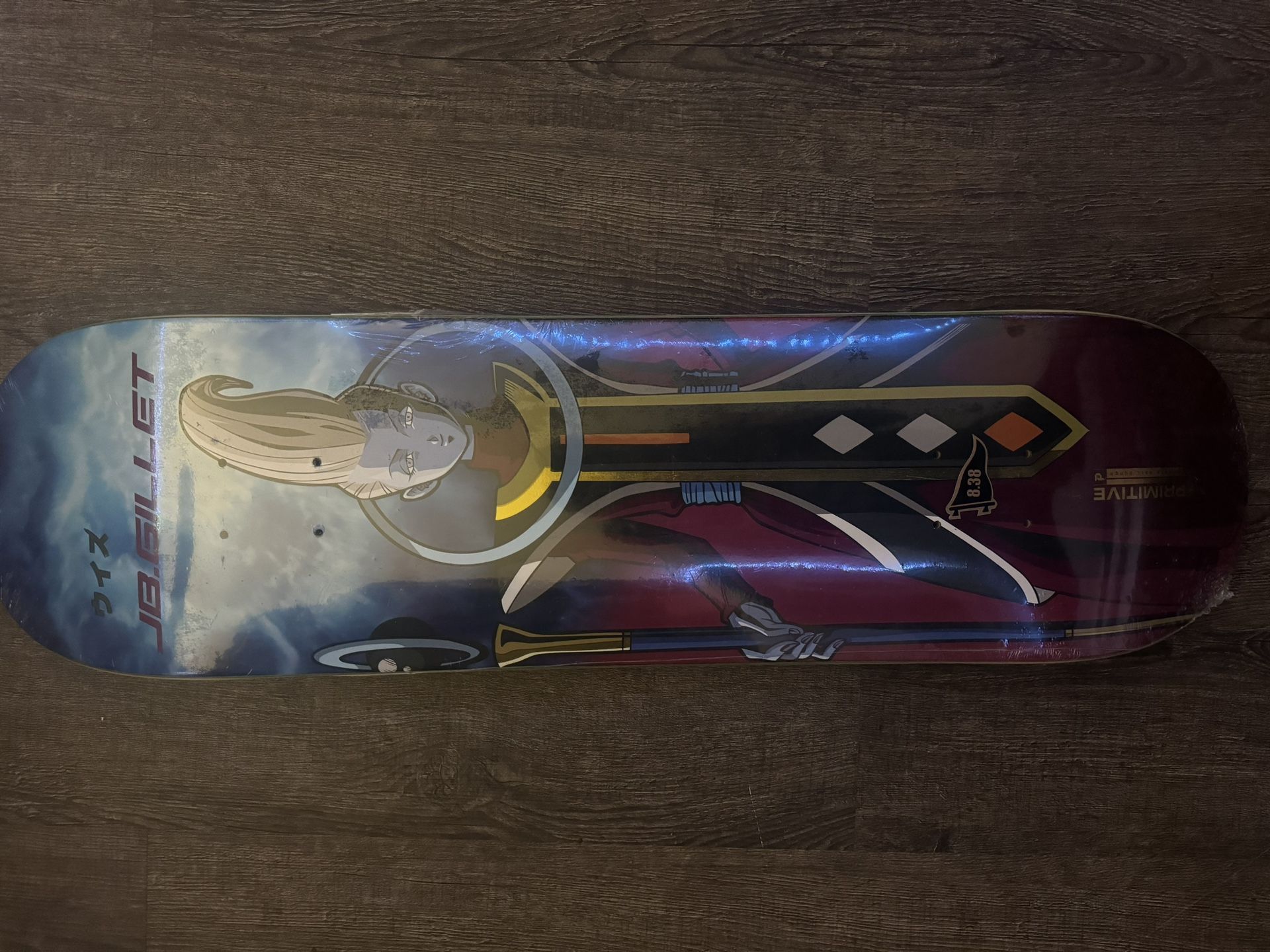 Dragon Ball Z Whis X Primitive Skate Deck