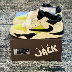 Jordan Jumpman Jack TR x Travis Scott Bright Cactus Size 9.5 In Men 