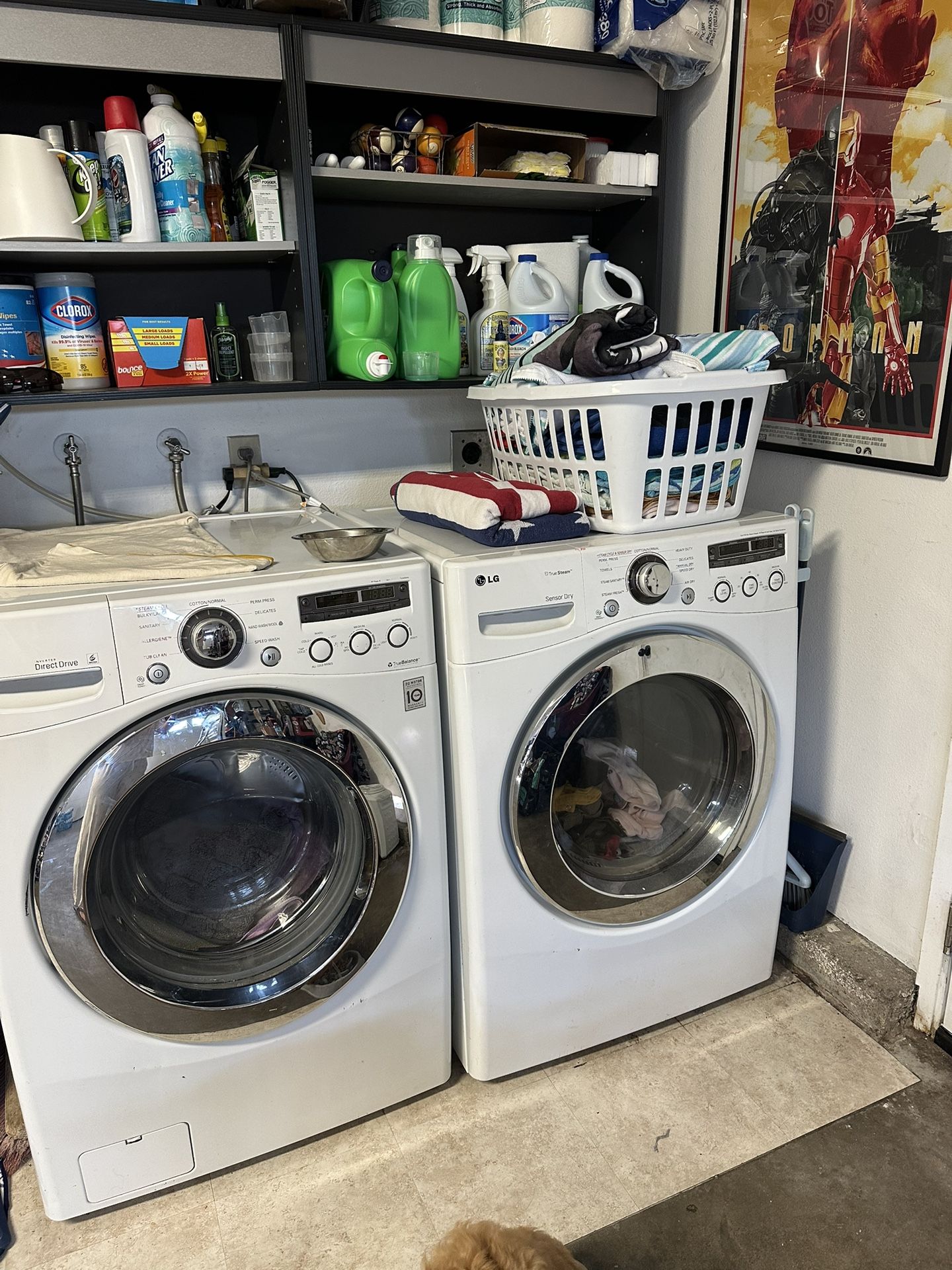 LG Front Load Washer & Gas Dryer
