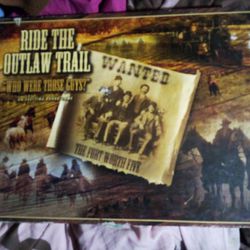 Board Game. Ride The Outlaw Trail