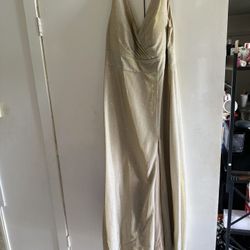 Gold Dress Wore For Wedding