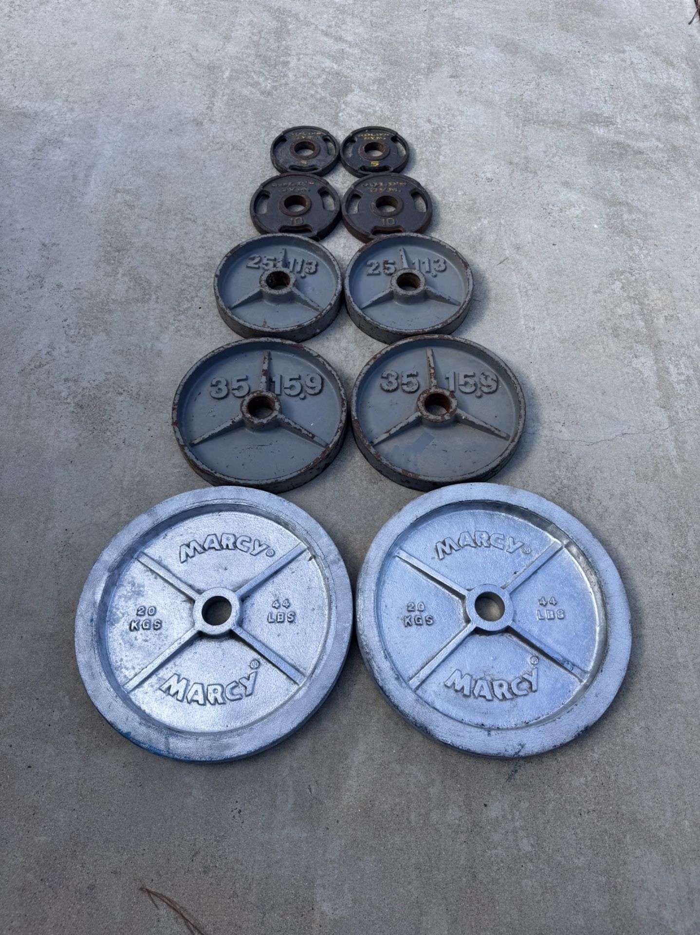 Weights With Weight Rack