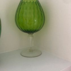 Green Italian Emporio Vase