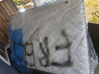 Queen size mattress for free.