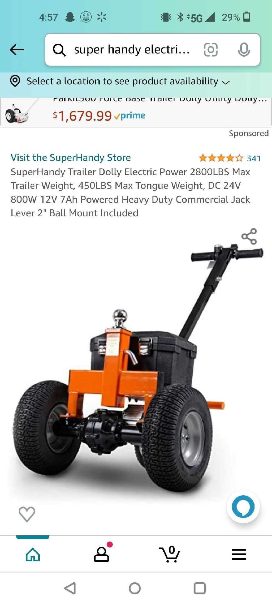 Super Handy Electric Power Dolly for Sale in Scottsdale, AZ OfferUp