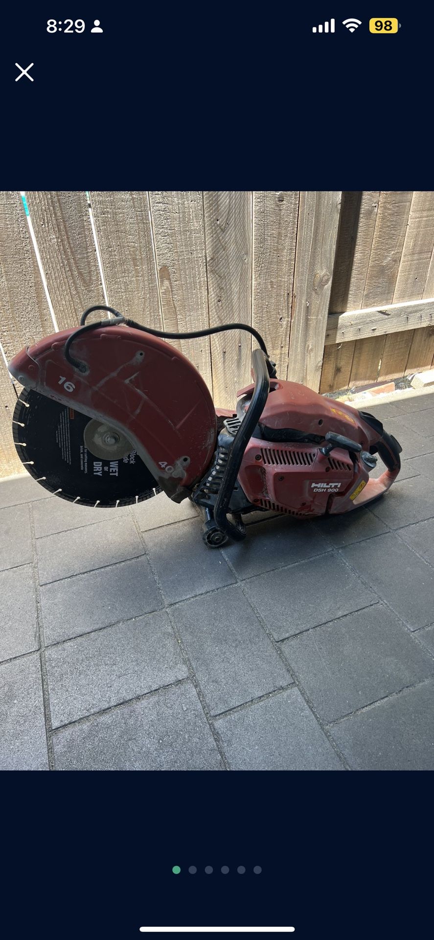 Hand Held Gas Saw