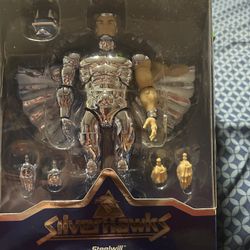 Super 7 Ultimates Silverhawks Steelwill Toy Version 7”