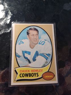 Chuck Howley Dallas Cowboys Topps Football Card