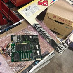 Superman Arcade Set Bezel And Pcb Board 