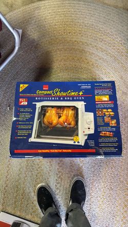 Compact Showtime + Rotisserie & BBQ Oven (Brand New)