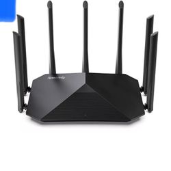 Speedefy AC2100 Smart WiFi Router - Dual Band Gigabit Wireless Router for Home & Gaming, 4x4 MU-MIMO, 7x6dBi External Antennas for Strong Signal, Pare