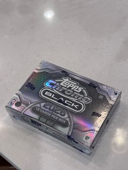 2025-26 Topps Chrome Black Basketball Hobby Box