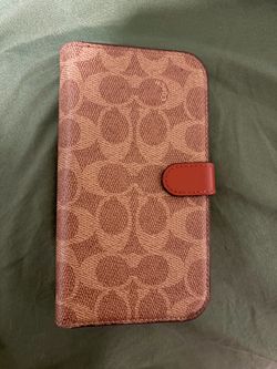 Coach Signature Folio Phone Wallet Case