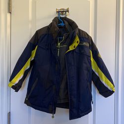 Kids Navy Winter Jacket - Size 5