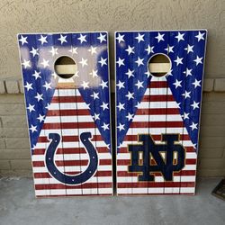 Custom Wrapped Cornhole Boards 