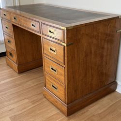 National Mt. Airy Campaign Kneehole Desk