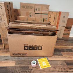 45-50 Moving Boxes + Packing Materials